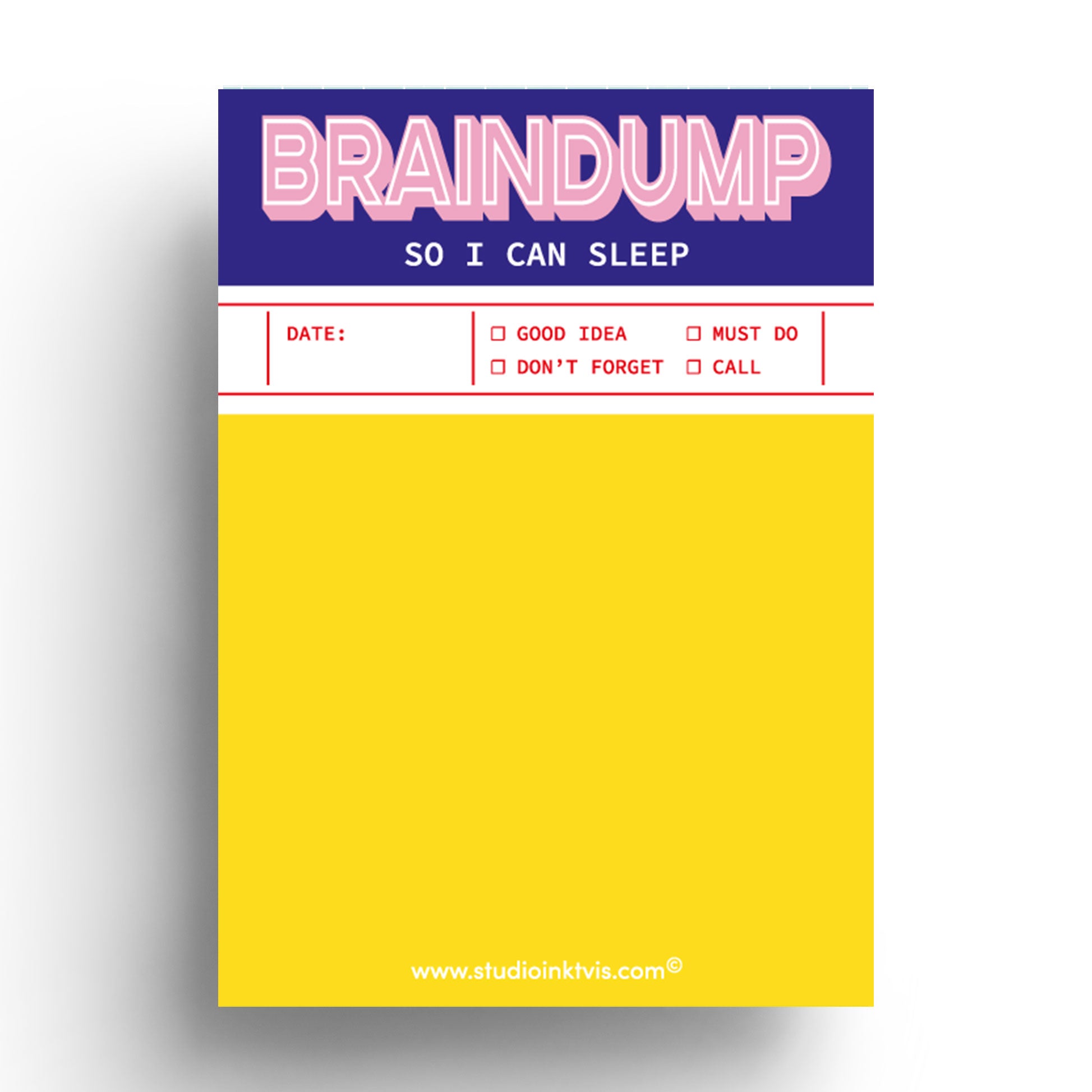 studio inktvis - sticky notes 'braindump'